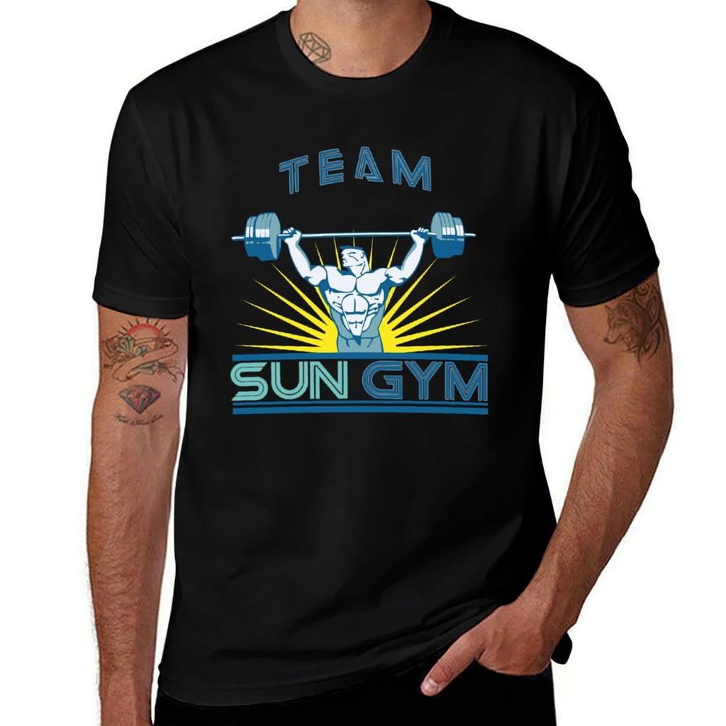 Team Sun Gym Tshirt Holiday All Match Tshirt