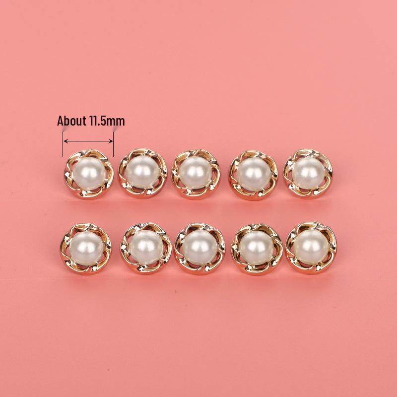 High-End Damen Perlen Cardigan Hemdknöpfe: Exquisiter Kleiner Duftstil