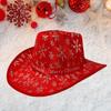 Christmas Top Hat for Women Men Holiday Celebration Cowgirl Hat Unisex Party Hat Festival Caps Party Props Costume Hat