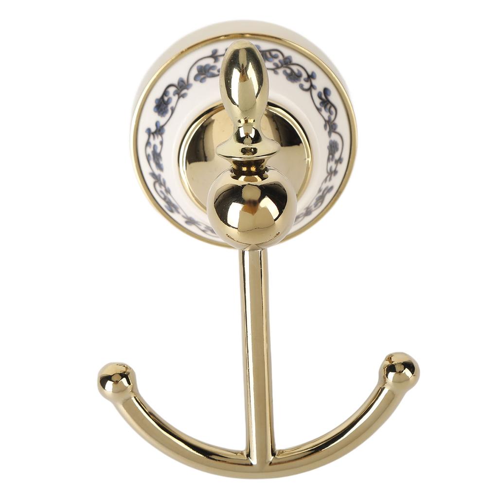 Decorative Wall Hook Multifunctional Space Saving Ceramic Zinc Alloy Wall Mounted Hanging Hook for