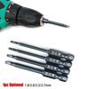Triangle Screwdriver Bit Wide Using Dark Blue Electric