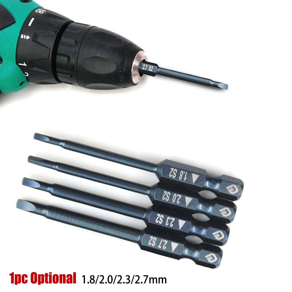 Triangle Screwdriver Bit Wide Using Dark Blue Electric