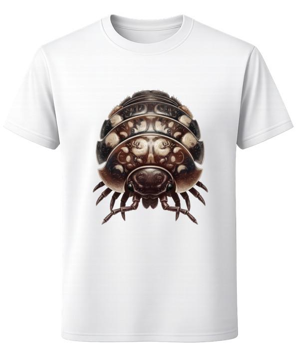 Woodlouse Bug T-Shirt Realistic Isopod Insect Nature Lover Graphic Unisex Tee S