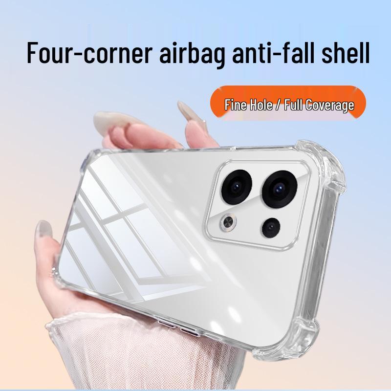 

OPPO A6 Series Airbag Anti-Drop Transparent Phone Case: A6-5G/A6 Pro/A6 GT/A6 Max Vitality Edition A6-5g прозрачный