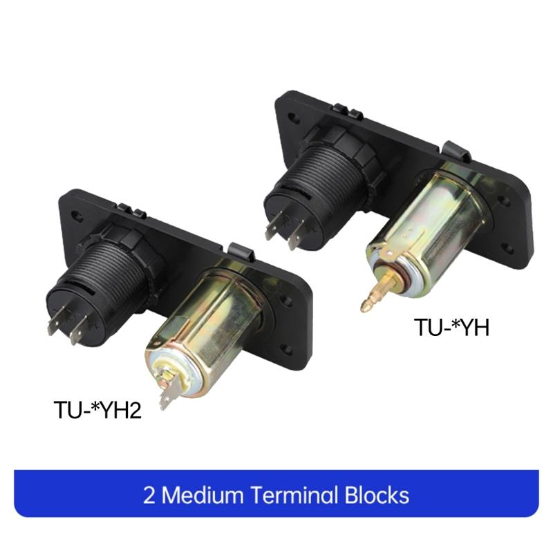 Power Adapter Outlet Accessories 12-24V Car Charger Socket Splitter Double USB Charging For Car Motorcycle