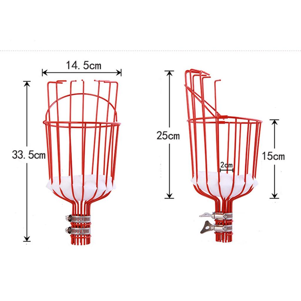 Detachable Fruit Picker for Geeting with Foam Pad Grabber Apples Pear Picking Farm