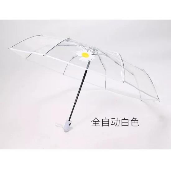 Automatic Umbrella Transparent Manual Umbrella Women's Folding Umbrellas Parasol For Rain And Sun Windproof Business