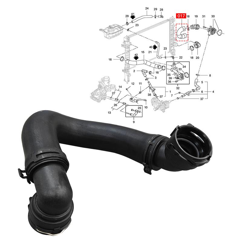 Lower Radiator Coolant Hose For For Chevrolet For Trax For Mokka 2013-2021