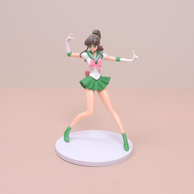 Φιγούρα Anime Sailor Moon 16εκ. PVC Κινούμενο Σχέδιο Ερμής Άρης Δίας Αφροδίτη Παιχνίδια για Κορίτσια Μοντέλο Δώρο Κούκλες Στατική Διακόσμηση Γραφείου