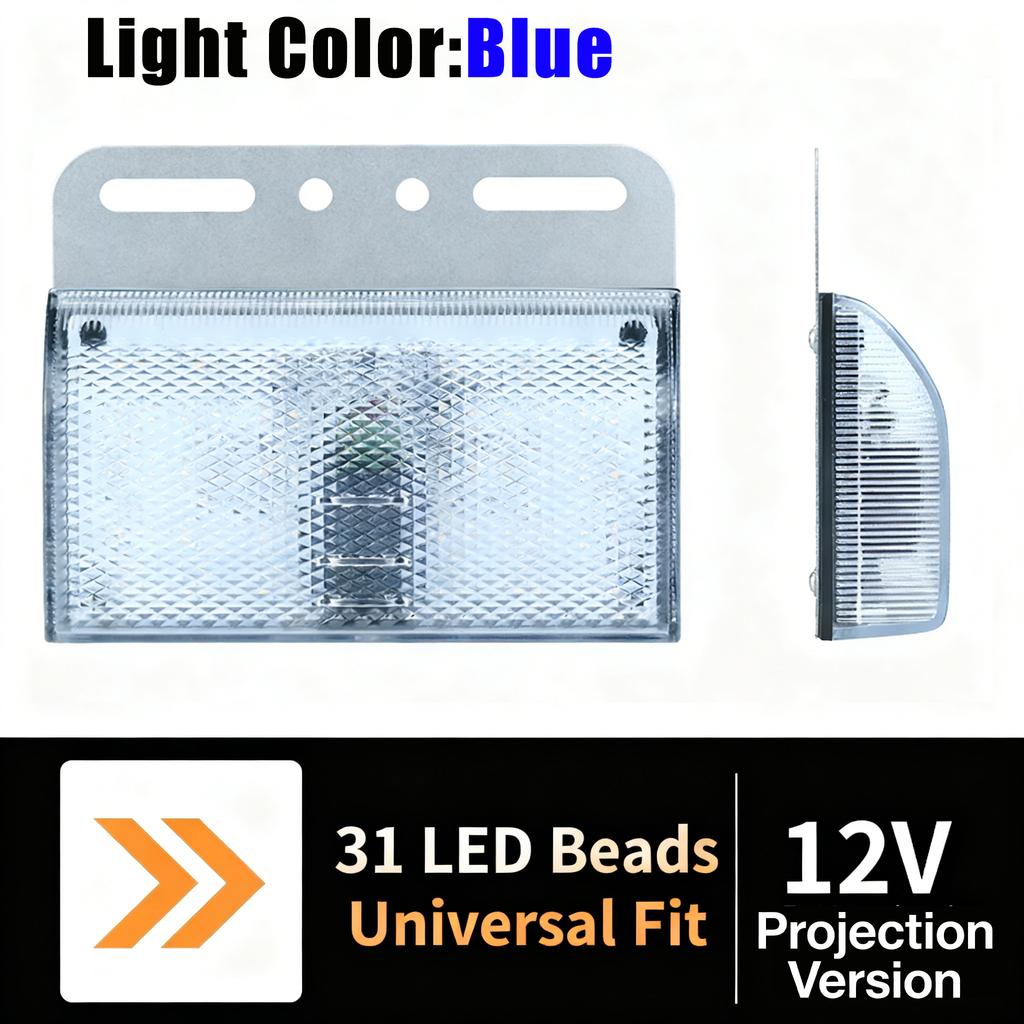 New LED Side Marker Lights Truck LED Side Marker Bulb DC 12V-24V Turn Singal Light Truck Accessorie for Trailer BUS Van Caravan
