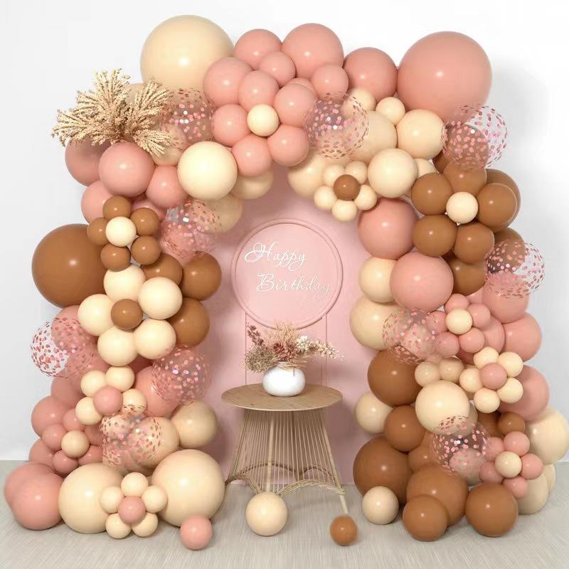 Vintage Balloon Chain Package Birthday Party Wedding Wedding Room Arrangement Background Decoration Arch Balloon
