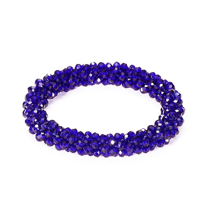 Boho Elastic Bracelets & Bangles For Women Vintage Stretch Bohemian Femme Crystal Glass Beads Bracelets Party Jewelry Gift