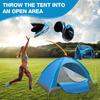 Outdoor Folding Tent Fully Automatic Quick Opening Tent, 1-2 Person Self Driving Camping Tent Cozy Rain Proof Sun Proof Portable