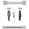 LED Flowing Water Turn Signal Lights for Off-Road Motorcycles - 12V Arrow Design.