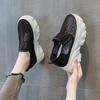 High quality 9cm Air Mesh Lace Platform Wedge Breathable Hollow Women Hidden Heels Sandals Chunky Sneakers Summer Fashion Shoes