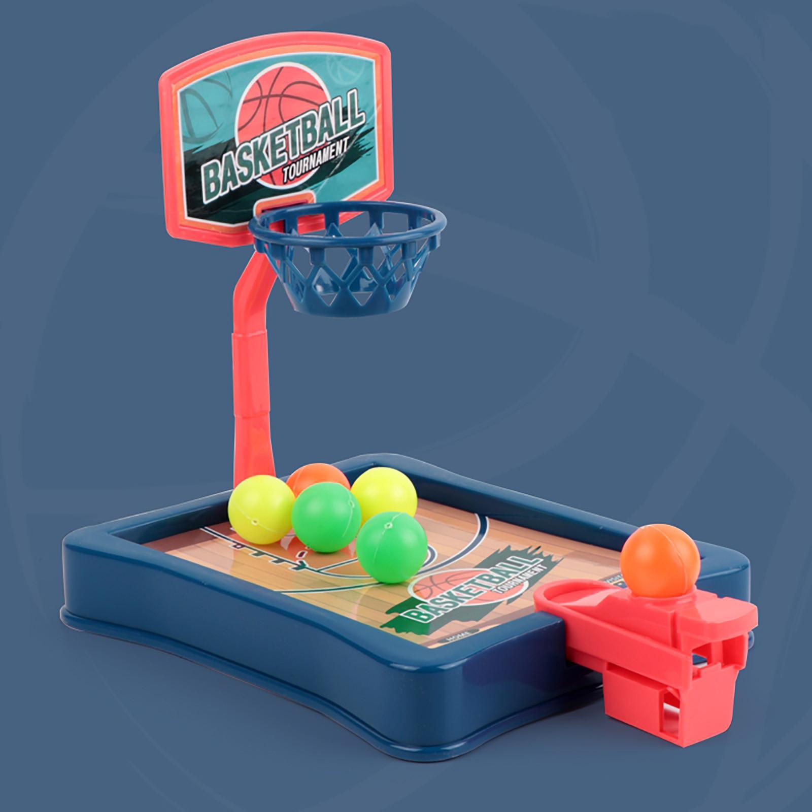 

Детская мини-настольная игра Finger Shoot Basketball Machine Родитель-ребенок синий