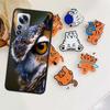Snow Cute Owl Animal Phone Case For Xiaomi Poco X7 F6 F5 Pro F7 14 Ultra Mi 15 11 Lite F3 M6 M5S M4 11T 10T Pro Cover Capa