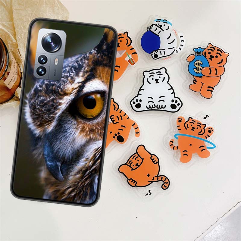 Snow Cute Owl Animal Phone Case For Xiaomi Poco X7 F6 F5 Pro F7 14 Ultra Mi 15 11 Lite F3 M6 M5S M4 11T 10T Pro Cover Capa