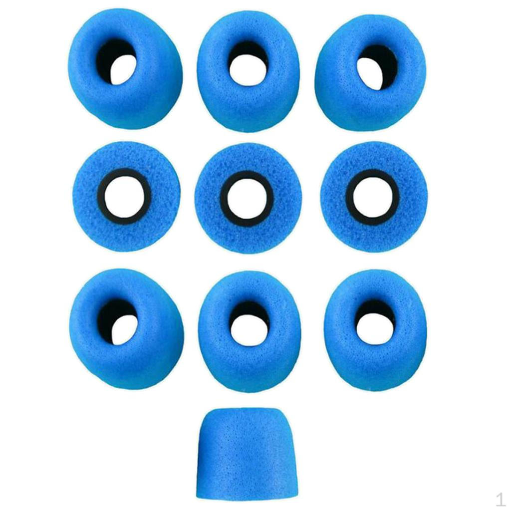 10 Pcs Replacement Ear Pads -ear Earplugs, 4. Earphone Cover синий