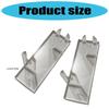 2 Piece Clear Acrylic Fan Holder Shelf With Sturdy Stable Design Elegant Fan Organizers For Collectibles Organization