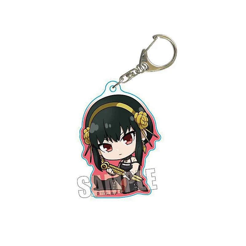 Anime SpyxFamily Anya Loid Yor Forger Cartoon Acrylic Keychain Pendant Keyring Bag Tag Anime Collections for Costumes