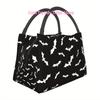 1pc Fashion Bat Reusable Cooler Bag, Insulated Bag, Insulated Lunch Bag, for Camping Picnic Beach S, Suitable for Schoo