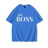 The Boss  The Real Boss Matching Tshirts Couples Matching Outfits Gifts Funny Letter Print Valentines Day Unisex Women Clothing
