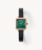 Lollalojeu Cube Malachite Women'S Leather Watch