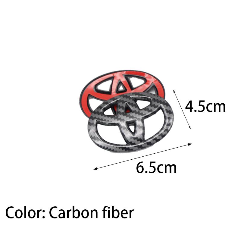3D ABS Steering Wheel Emblem Cover Logo Badge Sticker for Toyota Corolla Camry RAV4 Yaris CHR Auris Avensis Prius Verso Accessor