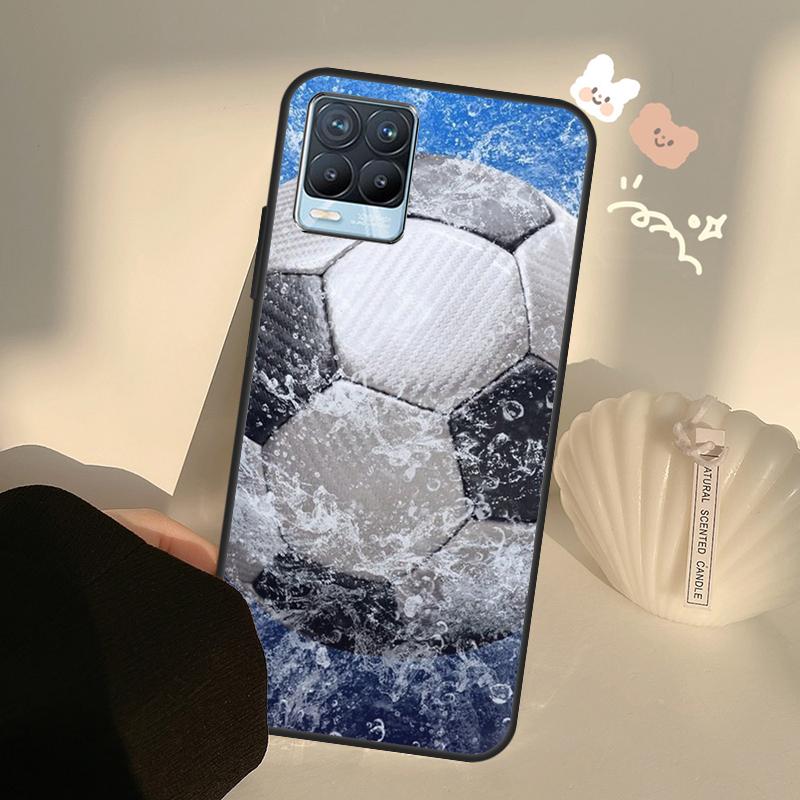 Football Soccer Ball Case For Realme GT7 Pro GT6 C65 C67 C61 C53 C55 C51 C25 C63 C71 C75 11 12 13 14 15 Pro Plus