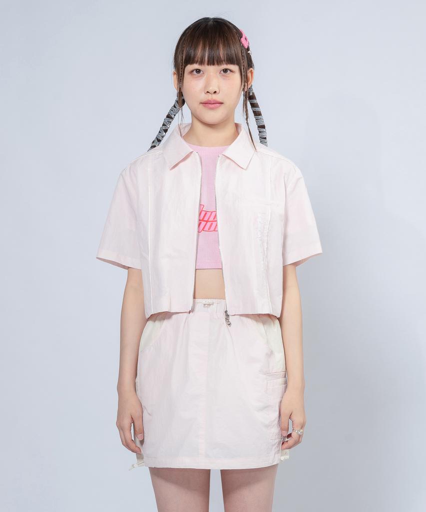 UNUSUALNORMAL Windy Symbol Skirt _ Pink
