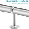 4Pcs Stainless Steel Curtain Rod Holders Heavy Duty Ceiling Curtain Rod Curtain Rod Bracket  Wall
