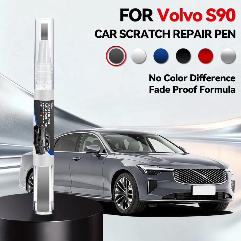 For Volvo S90 Car Paint Repair Pen Touch Up Scratch Remover DIY Auto Accessories White 707 Gray Brown 722 Blue 720 723 Black 717