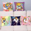 Cute R-Rainbows B-Brite Pillow Case Home Decor Throw For Sofa Bed Car Room Decor Gift Idea