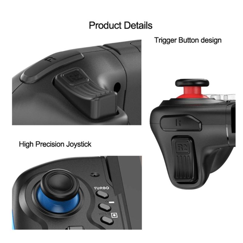 For NS Switch Gamepad Controller Handheld Grip Double Motor Built-in 6-Axis Gyro Vibration Built-in 6-Axis Gyro Design