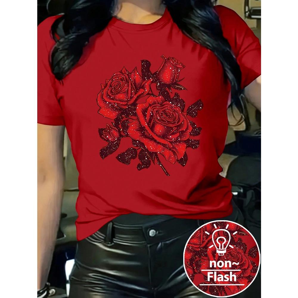 INAWLY St. Patrick'S Day Plaid Clover, Leopard Heart, Christian Print Women's T-Shirts