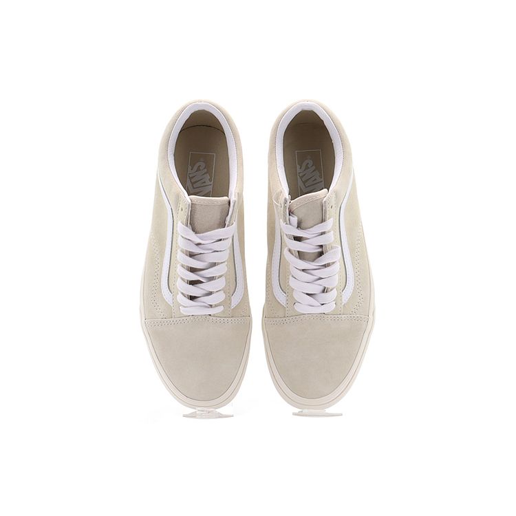 Vans Old Skool Pig Suede - Sand Shell Unisex joggesko Cream Snow-White VN0A38G19G9