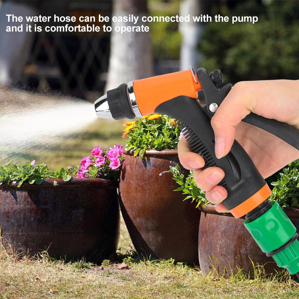 12V Elektrische Autowaschpumpe Reinigungspistole Waschset mit Nippelanschluss
