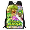 Zaino Anime Periferico My Singing Monster Borse Scolastiche da Uomo e da Donna