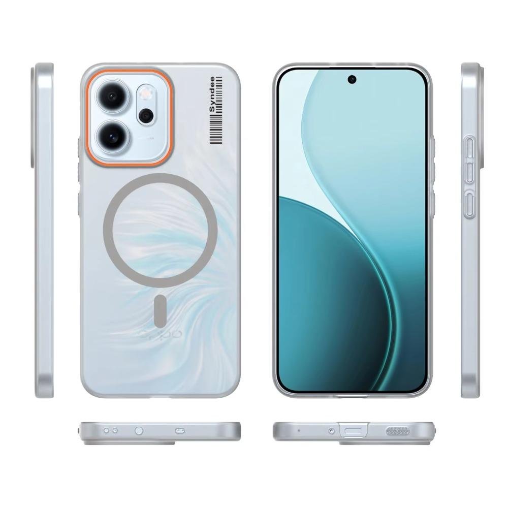 Frosted Matte PC Case For OPPO Reno15 14 13 12 11 F Pro Find X9 X8 Pro Ultra Slim Shockproof Transparent Magnetic Charging Cover