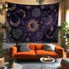 2026 New Arrival Vintage Starry Sky Tapestry | Sun Moon Bohemian Wall Hanging | Sofa Backdrop Decor for Living Room