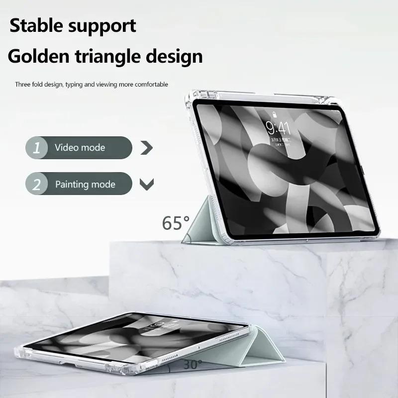 For Pad 7 7S Pro 11.2/12.5 inch 6 5 Pro Redmi Pad 2 SE 11 8.7 4G Shockproof Funda Pen Holder HD Acrylic Tablet Case