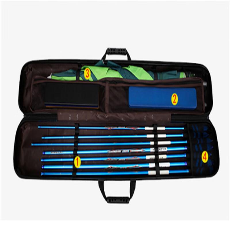 Brangdy Hard Shell Double-Layer Fishing Rod Bag