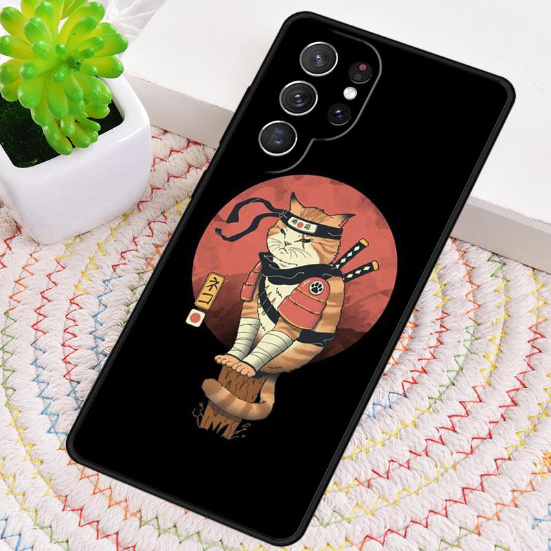 

Japanese Style Tiger Cat Shiba Inu Silicone Phone Case For Samsung Galaxy note 10 pro S26 S25 S24 S23 S22 S21 Plus Ultra Cover Galaxy Note10+
