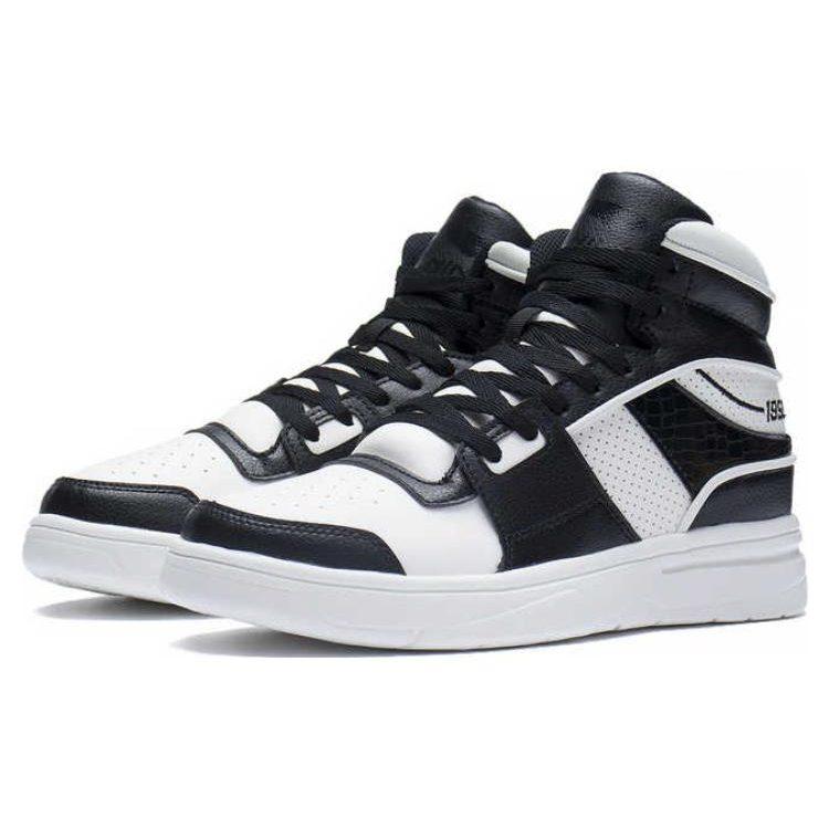Li Ning Skateboard Shoes Women's High Top Black ABCS098-2