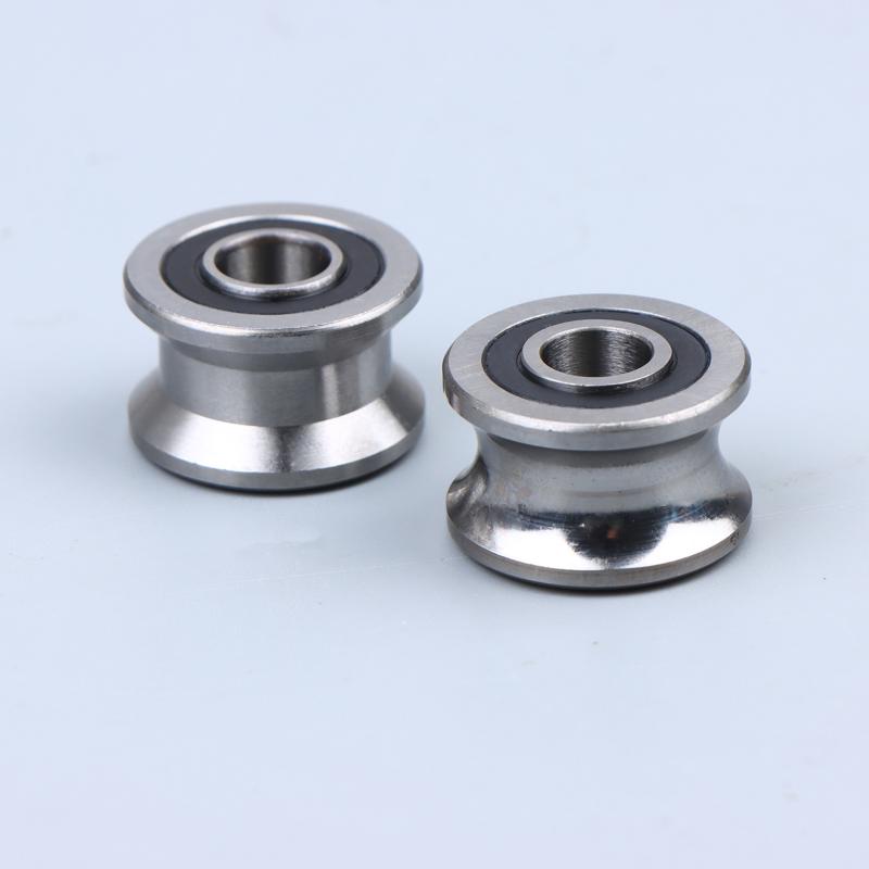 U22 T22 Shaped Groove Round Bottom Track Pulley Bearing Sliding Rollers Bearing Designed To Withstand Heavy Loads And Speed