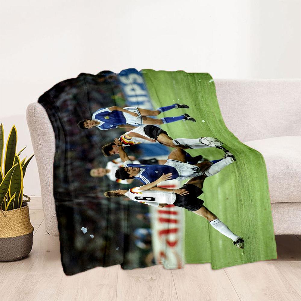 Sad Soccer Moment Blanket Soft Warm Cozy Great for Picnics Office Bed All-Season Use Stylish Decor Unique Gift for Family and Friends Camping