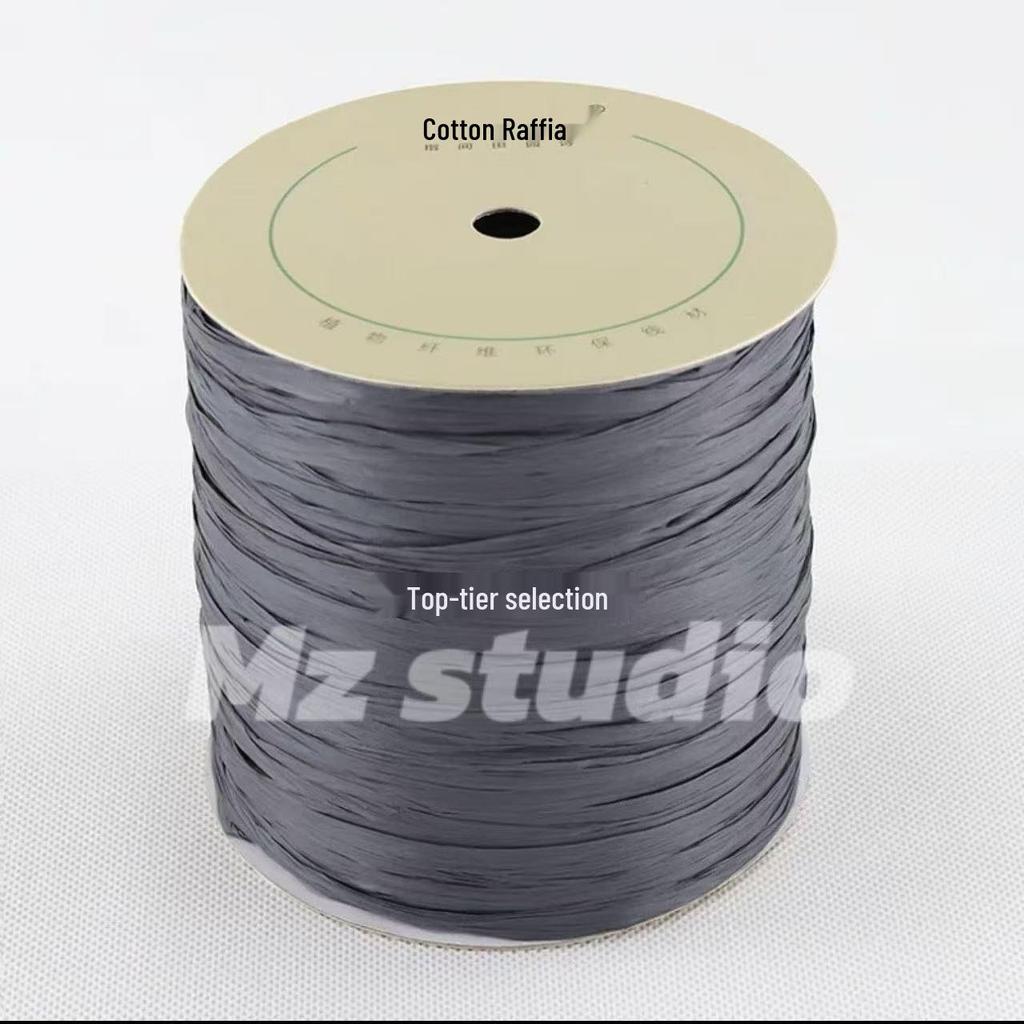 250m Raffia Cotton Straw Roll for DIY: Handmade Hats & Bags, Free Shipping