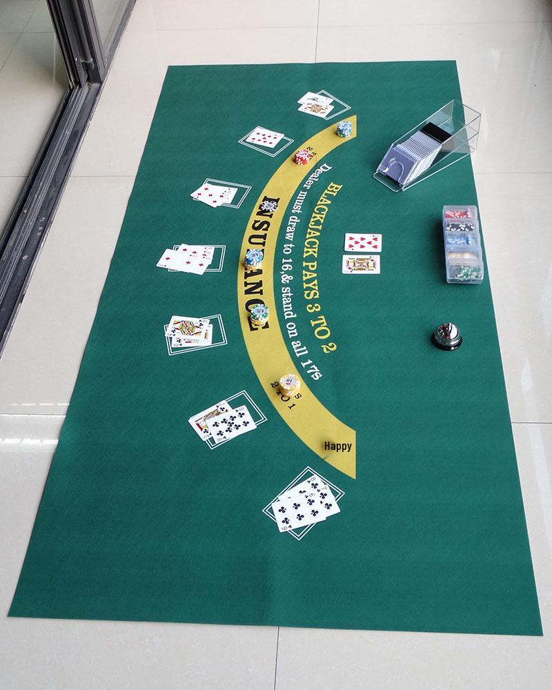 90x180cm Texas Roulette & Kartenspiel Tisch Filzmatte, Vlies