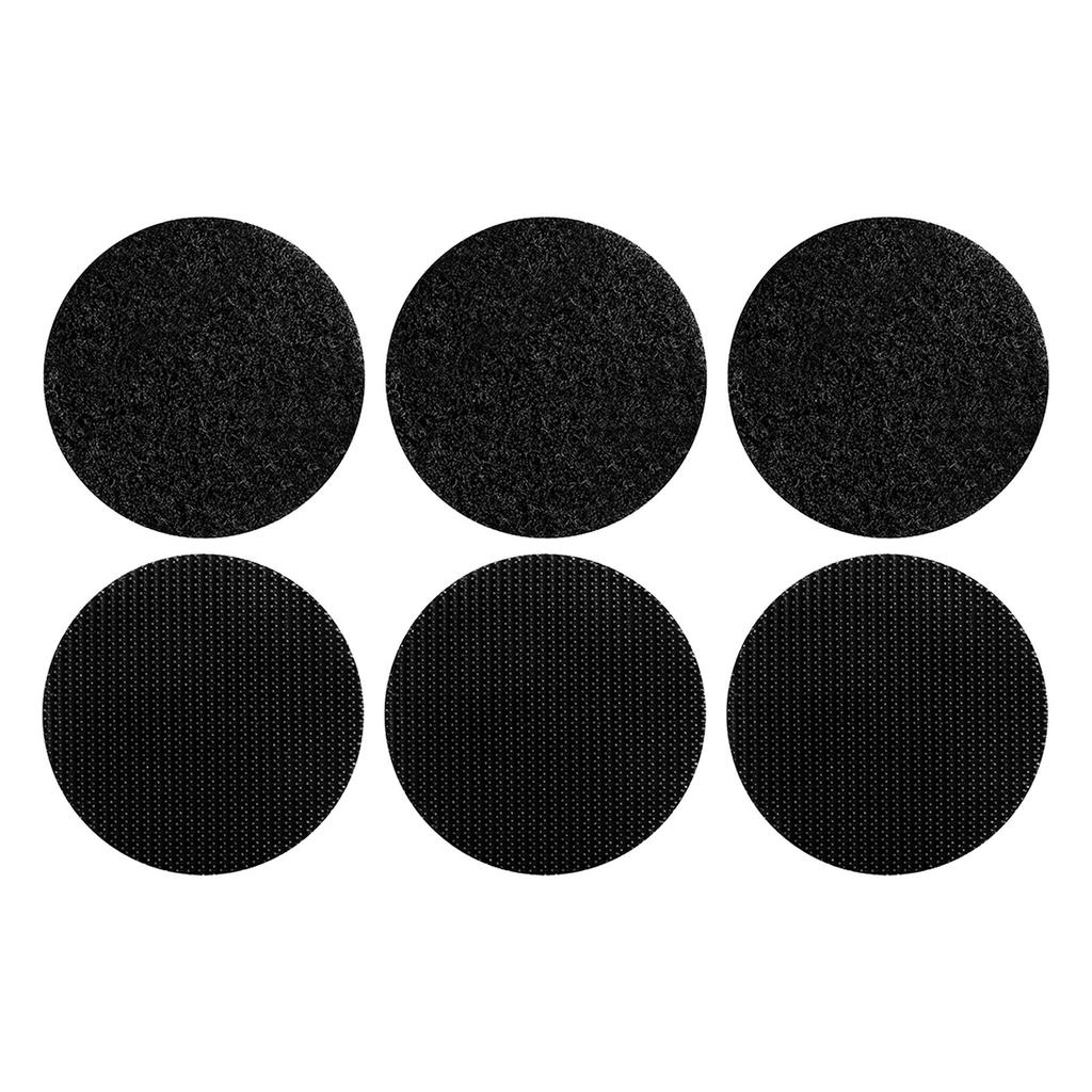 6PCS Non Slip Cushion Pads Round Self Adhesive Back Hook and     Mounting Pad for Sheet Carpet Sting Cushions